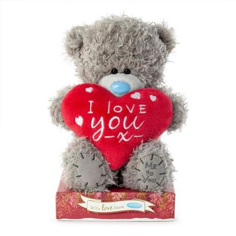 7" I Love You Padded Heart Me to You Bear
